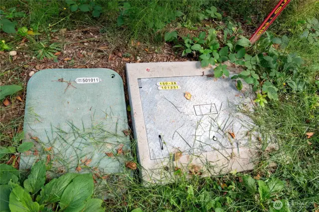 Fiber optics at the road for quick internet!