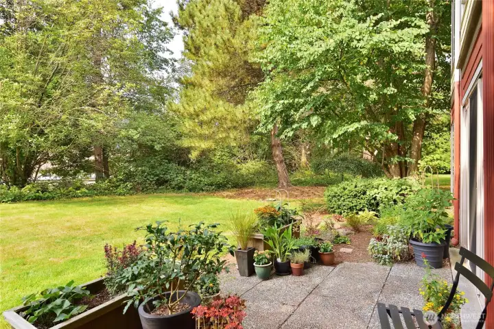 Enjoy summer evenings on your personal patio