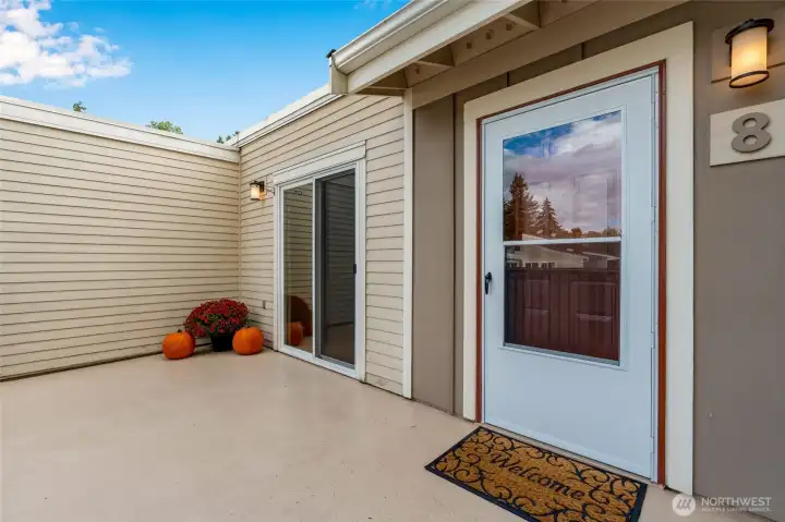 Patio & Entrance