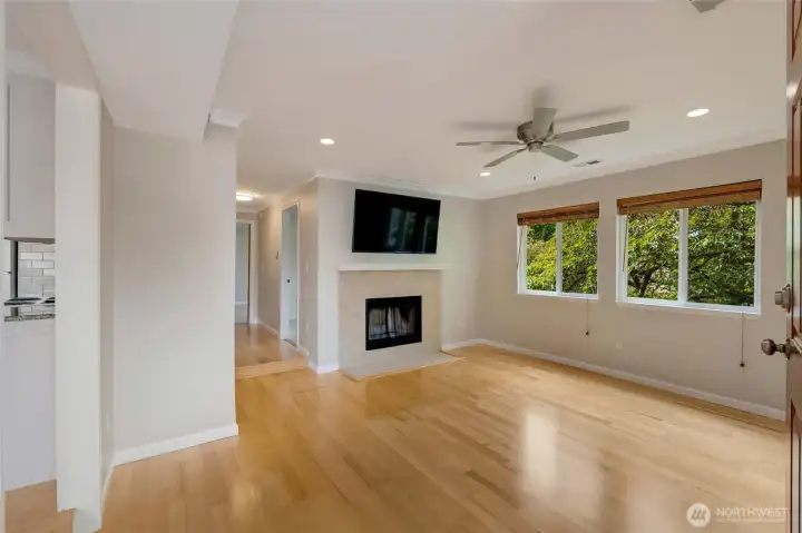 Living Room with Fireplace