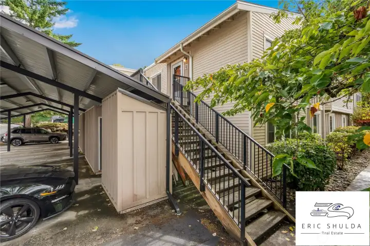 Stairwell to Unit