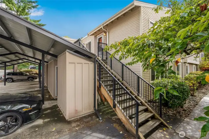 Staircase to unit G8