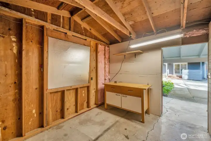 Barn interior (one of the spaces).