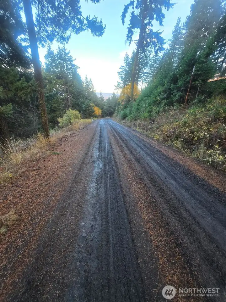 Road to the property