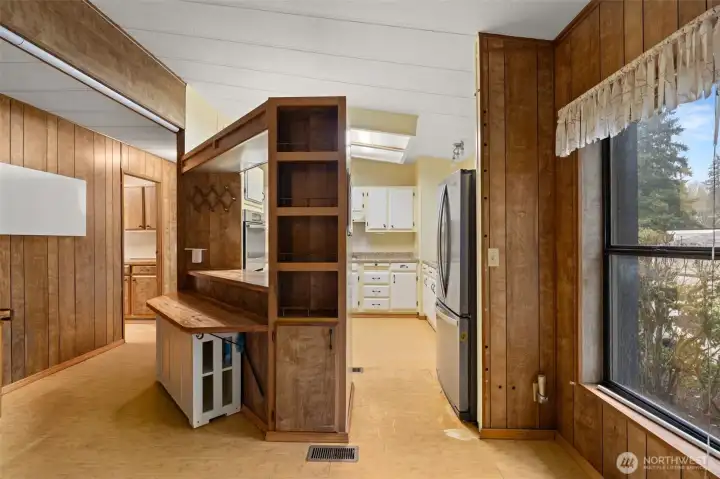 View from Main Living area off the kitchen.