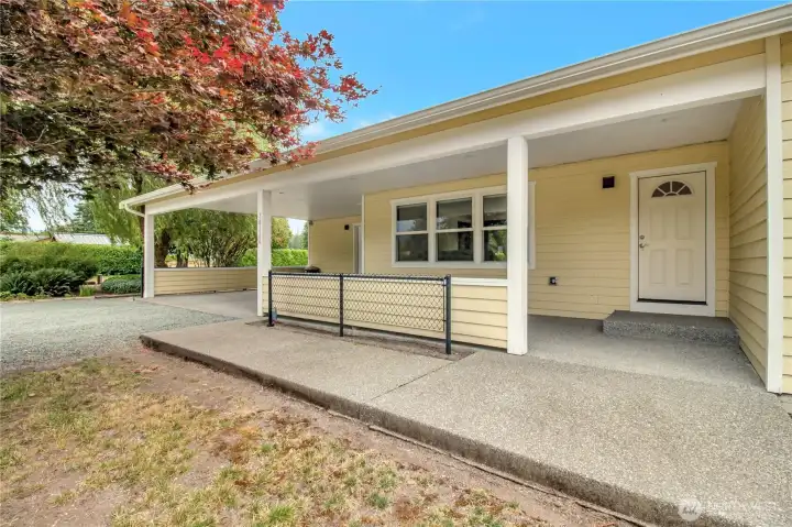 Storage outside and in!