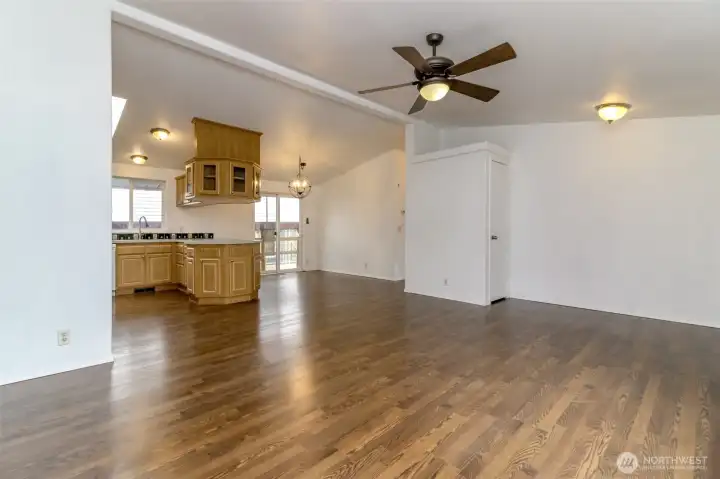 New LVP flooring spans the home!