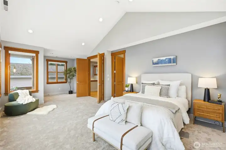 Truly a suite, there is room to relax before bed, or step onto the balcony and fresh air to start your day.