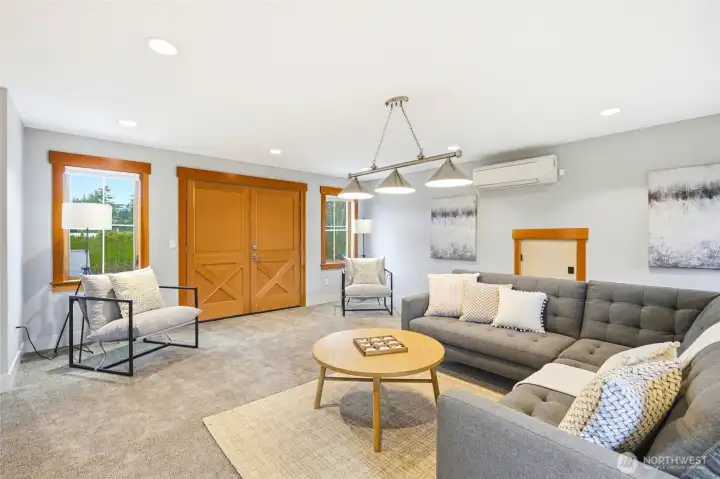 Fully finished rec room to enjoy life!