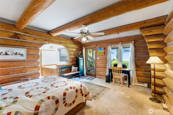 Primary Bedroom with Access to the Deck