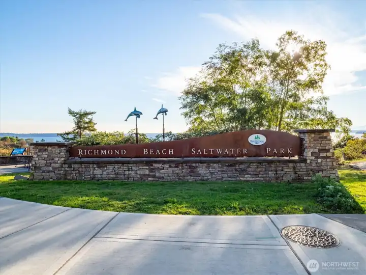 Richmond Beach Saltwater Park just 1.4 miles away.