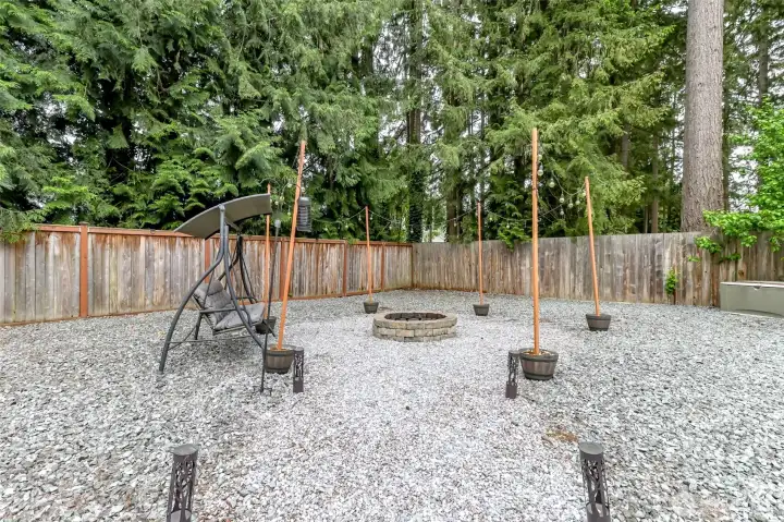 This corner lot is private and is perfect for hosting parties, being loud and having lots of fun in the outdoors! This corner lot is private and is perfect for hosting parties, being loud and having lots of fun in the outdoors!