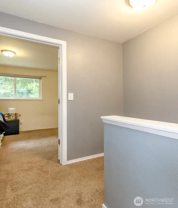 This is the landing on the second floor. This is the landing on the second floor.