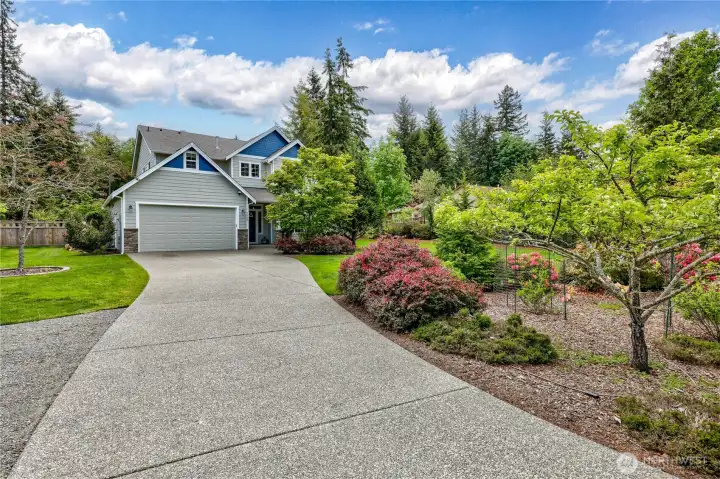 Such a beautiful home and property!