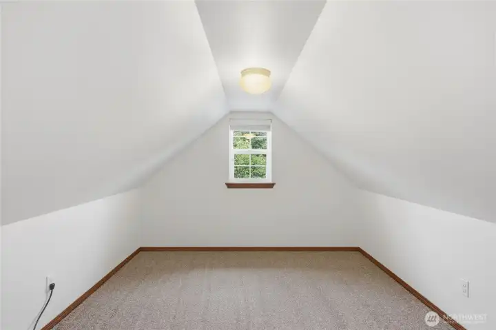 Bonus room connecting to the 3rd the bedroom. Great for storage or play area.
