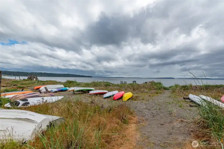 Bring your kayak down and spend some time in the water. Bring your kayak down and spend some time in the water.