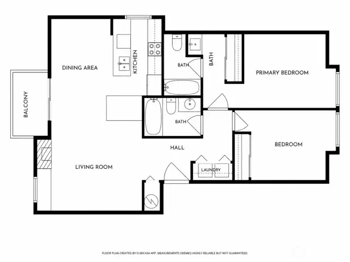 Top-floor with smart, open layout