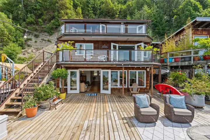 West Side of Home  15 Salmon Beach  Tacoma, WA 98407