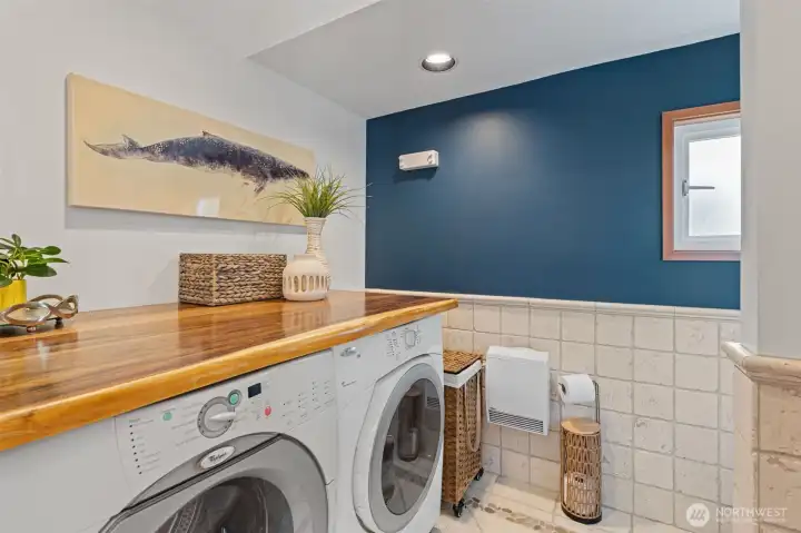 Laundry & Powder Bath  Main Floor   15 Salmon Beach  Tacoma, WA 98407