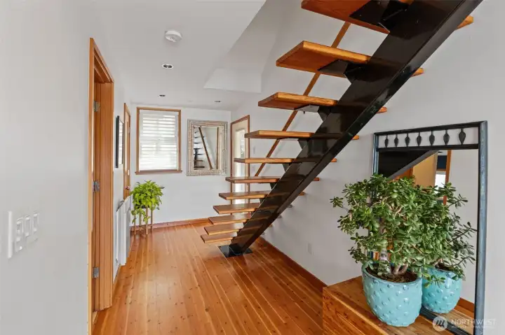 Stairs to Second Floor    15 Salmon Beach  Tacoma, WA 98407