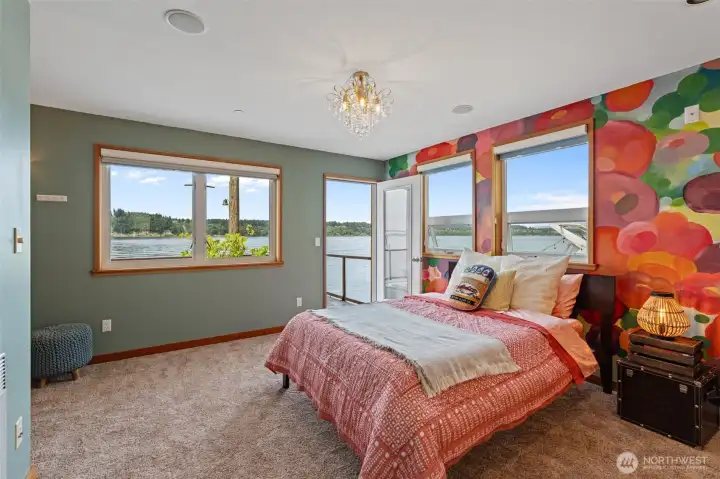Bedroom 3 with Deck  (Floor 2)    15 Salmon Beach  Tacoma, WA 98407