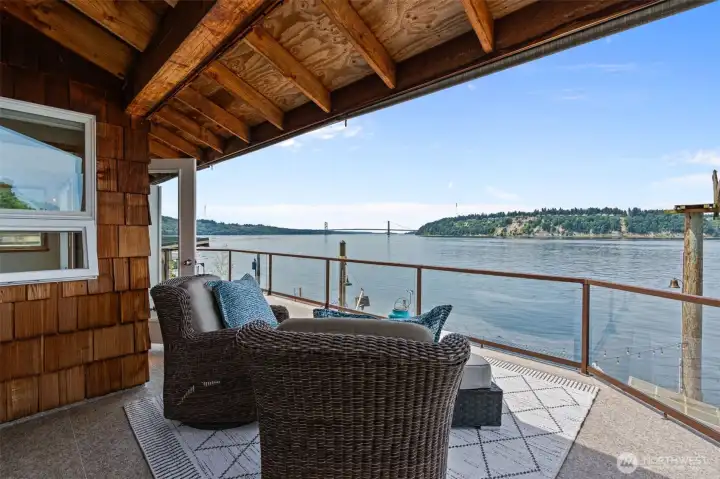 Primary Private   Covered Deck  (Floor 3)  15 Salmon Beach  Tacoma, WA 98407