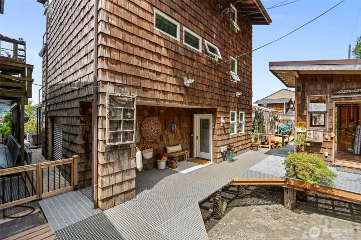 East side of Home  15 Salmon Beach  Tacoma, WA 98407