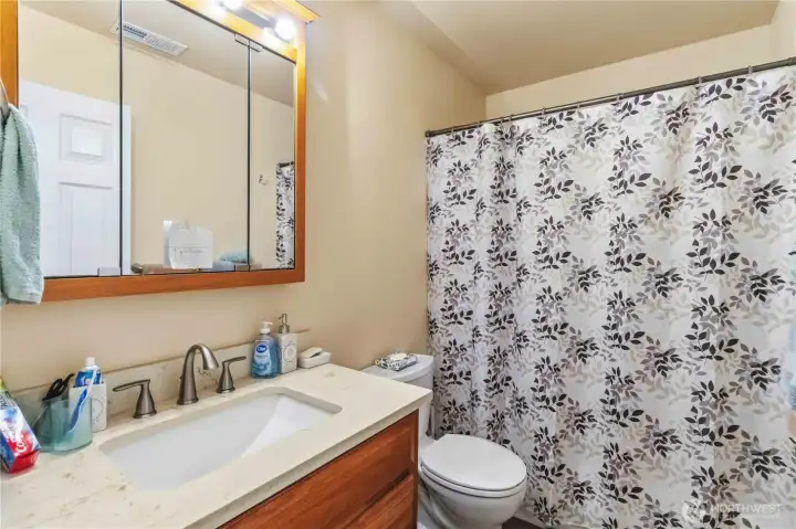 Updated primary bathroom. Updated primary bathroom.