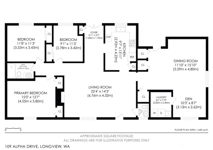 Floor plan - Attached 2-car garage not pictured Floor plan - Attached 2-car garage not pictured