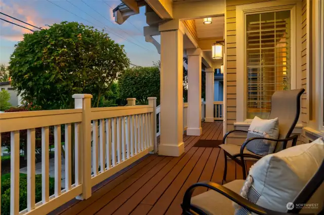 Relax on one of two spacious patios