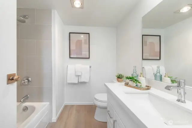 Remodeled primary bathroom