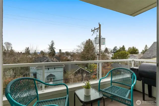 Deck off living room