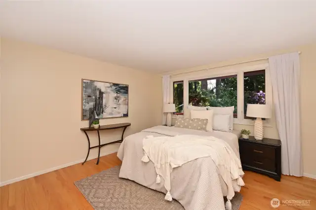 There are 3 bedrooms on the main floor.