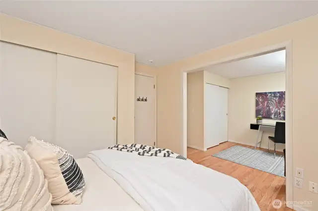 These rooms are open to each other.