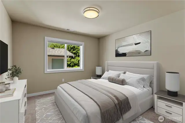 Virtually staged to show an example of how the space could be used.