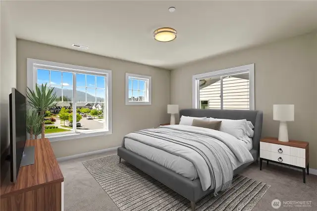 Virtually staged to show an example of how the space could be used.