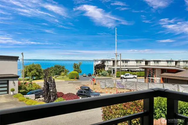 Amazing bay views from deck