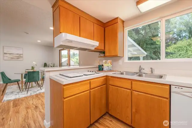 Gas stove top