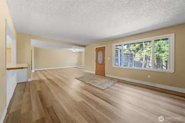 New paint and flooring