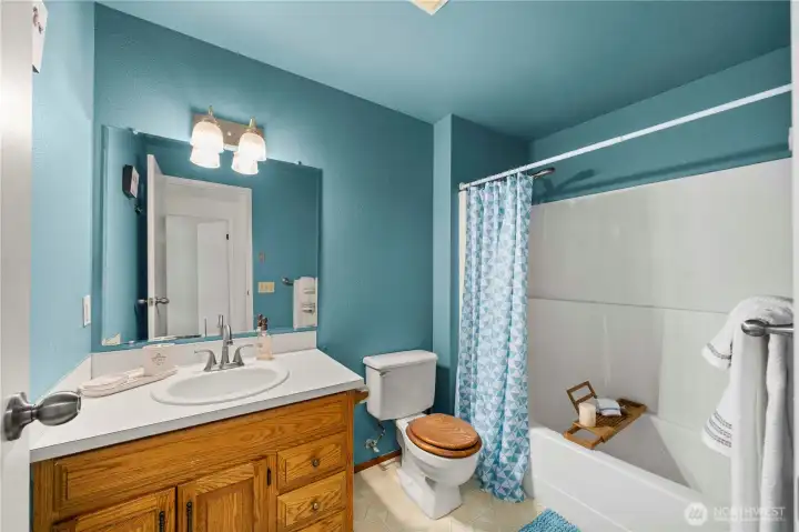 Upstairs bath.
