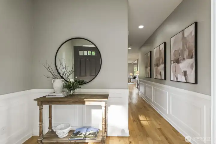 Entryway offering a welcoming first impression of the home.(Staged Picture)