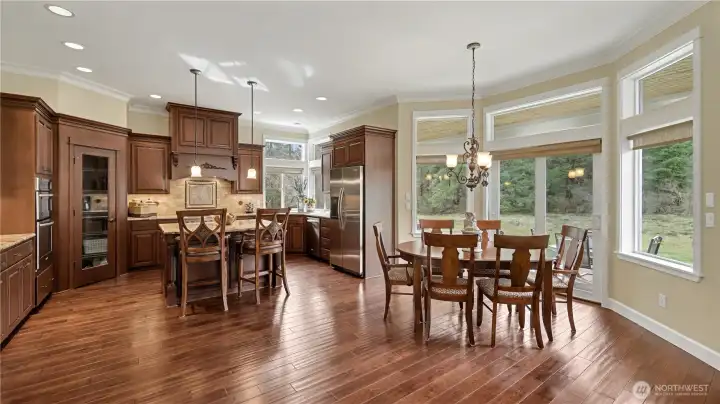 Kitchen with eating space