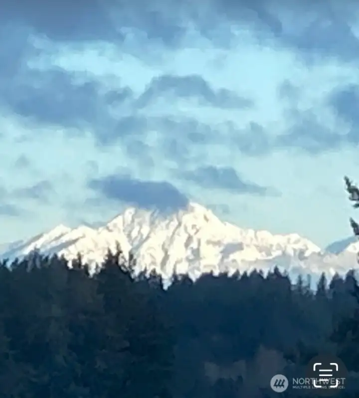 View of Mt Rainier from the home