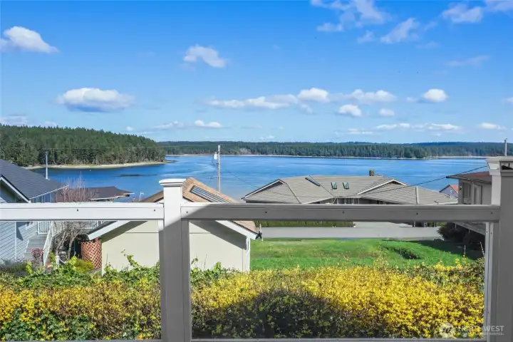 View of Hope Island and Squaxin Island from the home and deck