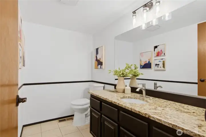 Spacious main level powder room Spacious main level powder room