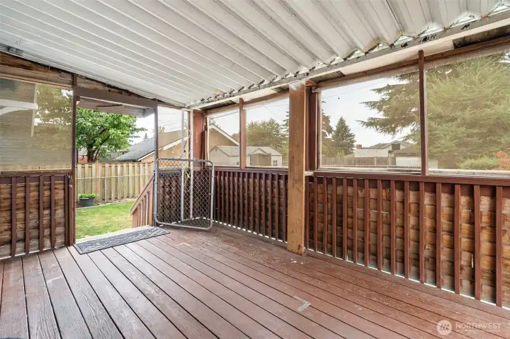 Covered Deck