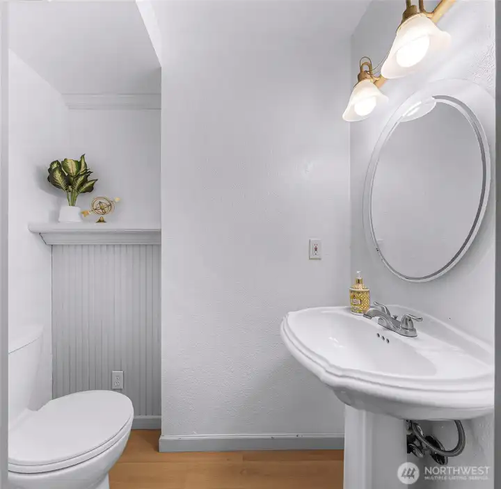 Main floor powder room.