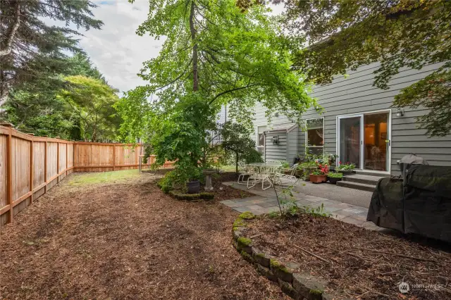 Fully-fenced yard (new fence!)