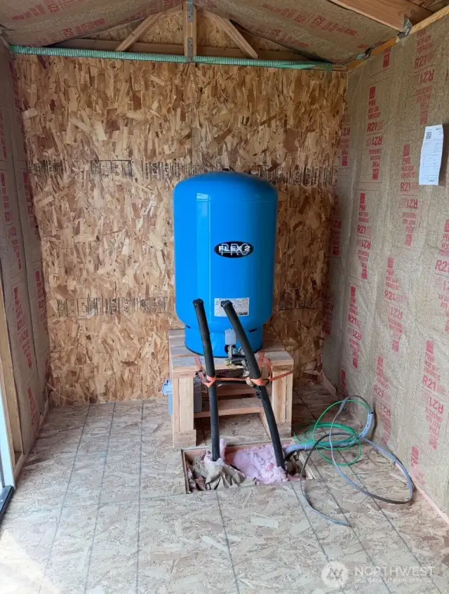 Pressure tank to be installed by buyers