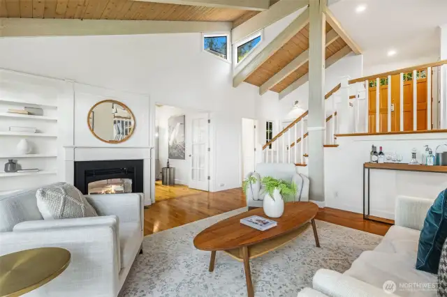 Gas fireplace